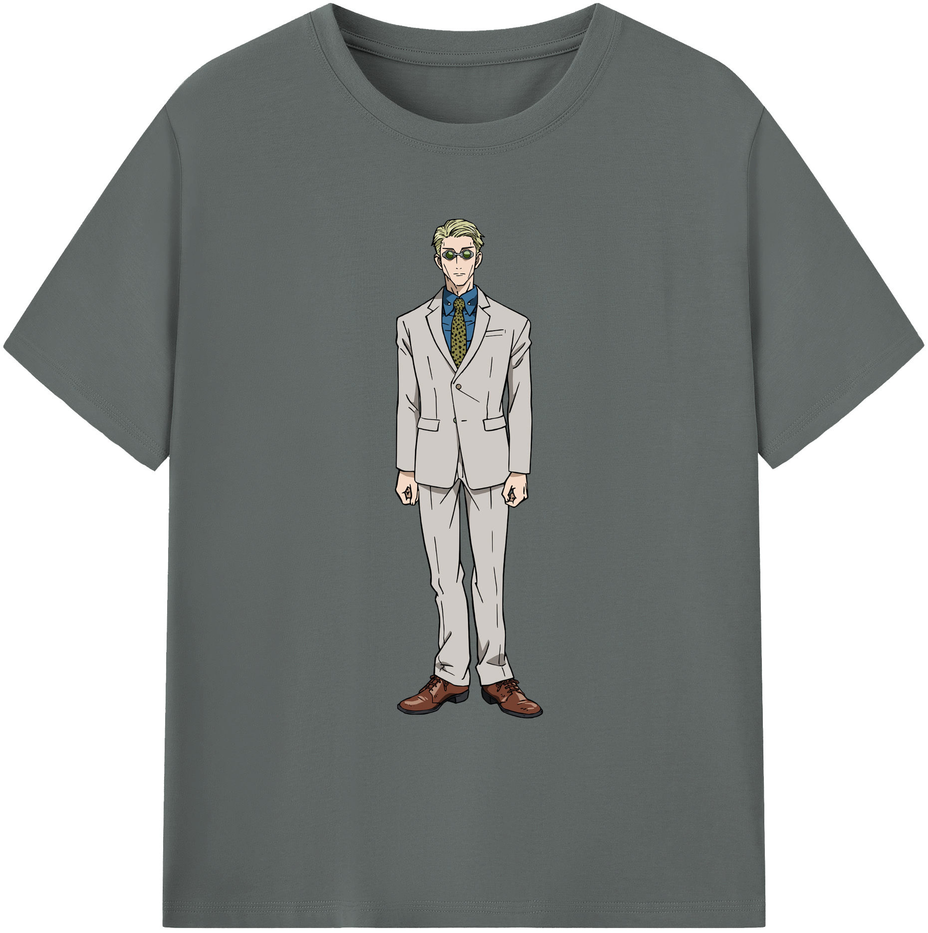 （画像用） 呪術廻戦 Jujutsu Kaisen 綿100％ メンズ半袖Tシャツ｜肌触りやわらか＆通気性